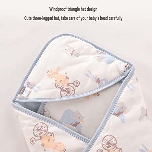 ZXW Baby Blanket- Cotting de bebê de algodão macio e cobertor para meninas, cobertor de cama, saco de dormir para recém-nascidos, chá de bebê, destinado a ter ido a 0-2 ano