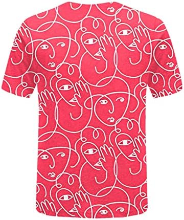 Moletom de Swetons para mulheres Pulloves gráficos para mulheres Love Love Heart Print Print Crewneck Tops Pullover Tops