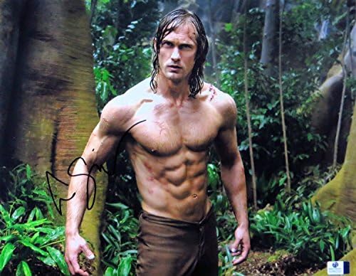 Alexander Skarsgard assinou autografado 11x14 foto The Legend of Tarzan GV852322