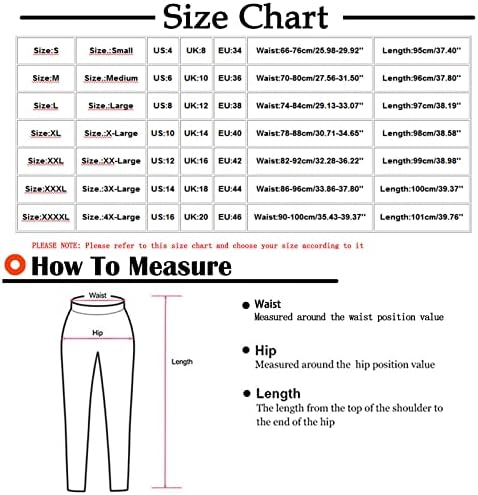Calça de cintura alta chgbmok para mulheres calça magra esticada com calças de lápis femininas de bolso de pocket