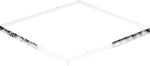 PLYMOR CLARE ACRYLIC STACTE STANDED-IDEIRA BASE, 3 W x 3 D x 0,25 h