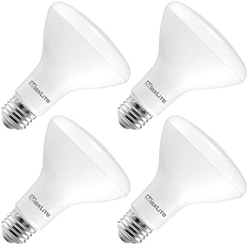 Lâmpadas de inundação de LED de maxlite BR30, 65W equivalente, 650 lúmens, diminuição, estrela energética, base média