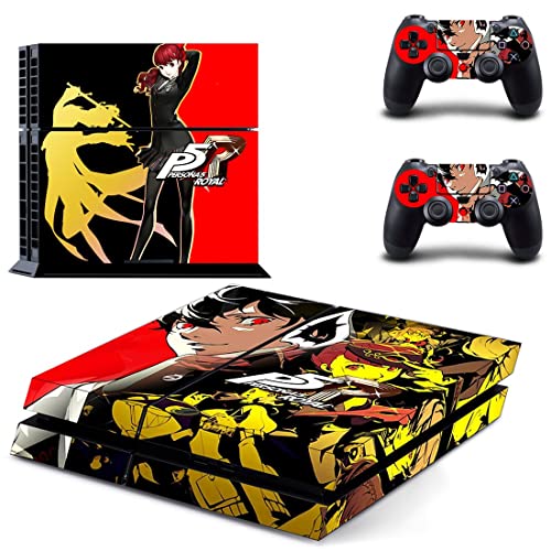 Jogo personanxy 5 ren amamiya ann takamaki ryuji sakamoto ps4 ou skin skin skin para playstation 4 ou 5 console e 2 controladores