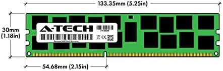 A-TECH 96GB RAM para Dell PowerEdge T320, T420, T620 Tower Servers | DDR3 1600MHz ECC-RDimm PC3-12800 2RX4 1.5V Kit de atualização de memória do servidor Dimm Server Registrado de 240 pinos