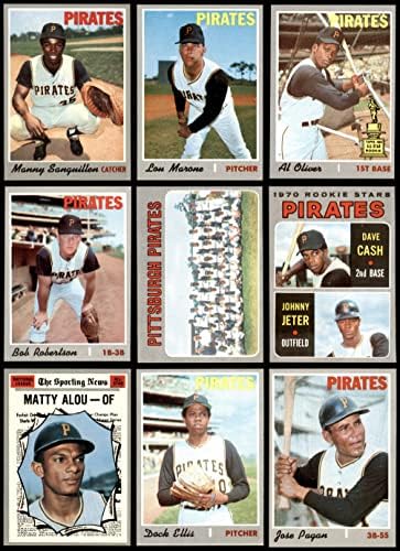 1970 Topps Pittsburgh Pirates Team Set Pittsburgh Pirates NM Pirates