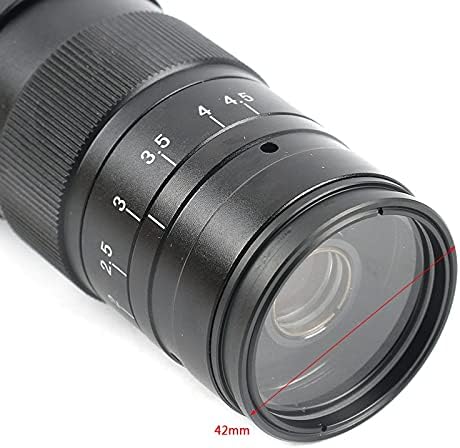 Acessórios para microscópio 0,5x/0,35x/2x/1x lente de vidro 42mm para consumíveis de laboratório de câmera de microscópio