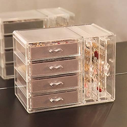 Caixa de armazenamento da caixa de jóias de acrílico Zhuhw, brejo de colar de colar de colar de pisos de pisos de pisos