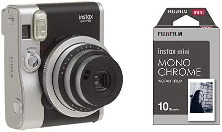 Fujifilm Câmera de filme instantânea com filme monocromático - 10 exposições