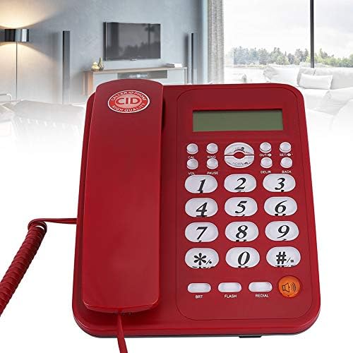FECAMOS Office Telefone Fixo, detecção automática Desk Telefone ABS para hotel