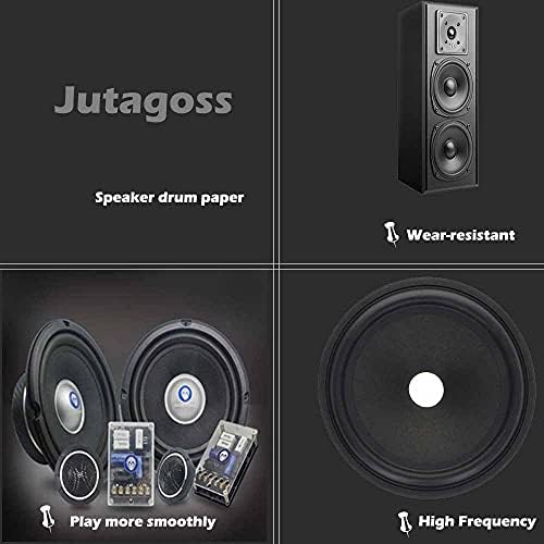 JUTAGOSS 1PCS 6,5 polegadas Ringos de borda de borda de borda de borda peças de reposição de subwoofer para reparo de alto -falante