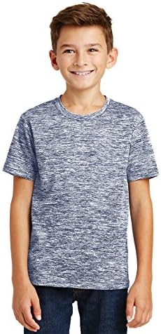 Tee de Heather Electric Heather da juventude da Juventude Sport-Tek. YST390