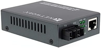 Networx Gigabit Ethernet Fiber Media Converter - UTP a 1000Base -LX - SC Multimode, 5.