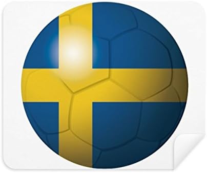 Suécia Nacional de Futebol Futebol Futebol Limpeza de Pano Clearner 2pcs Camurça Fabric