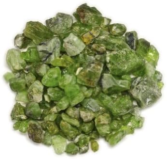 Materiais Hypnotic Gems: 1 lb de pedras peridot em massa do Paquistão - Cristais naturais crus para cabine, queda, lapidário, polimento,