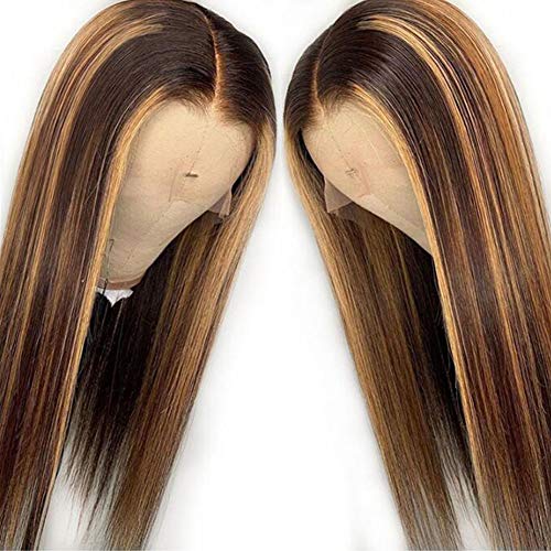 Yms transparente hd renda frontal perucas humanas cabelos pré -arrancados de 150% de densidade 13x4 perucas frontais de renda para mulheres negras loiras loiras loiras perucas de cabelo humano