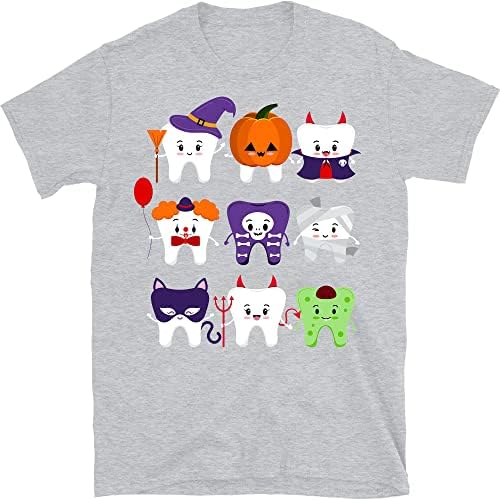 Feliz Esquadrão Dental de Halloween, Pupmkin Dental, camisa de presente do dentista de Halloween, Spooky Dental, tripulação