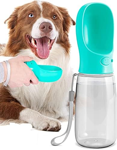 Garrafa de água para cães Buy4Deals, dispensador de garrafa de água portátil à prova de vazamentos para cães, gatos
