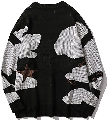 Latahuo Manga Longa Crewneck Anime Rapper Sweater Harajuku Hip Hop Rap vintage Sweater Streetwear