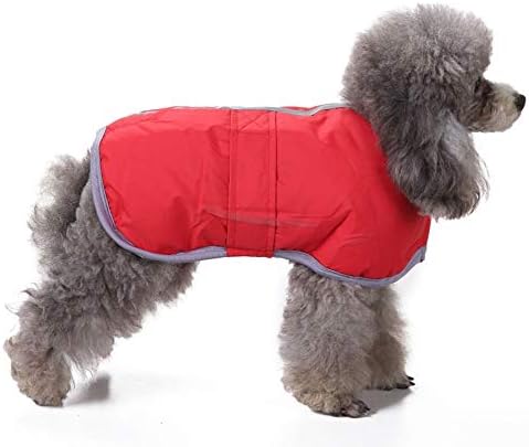 Leowow cão reversível casaco de inverno casaco quente vestido de estimação de tinta para pequenos cães grandes cães grandes vermelhos pequenos