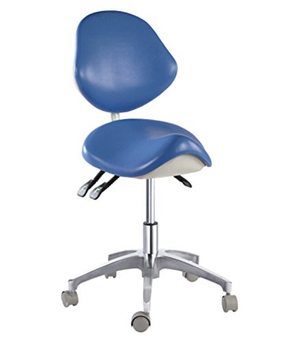 Yohoso padrão dental cadeira de cadeira móvel saddle stool PU cadeira dentista de couro
