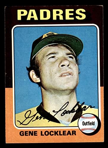 1975 Topps # 13 Gene Locklear San Diego Padres VG/Ex Padres