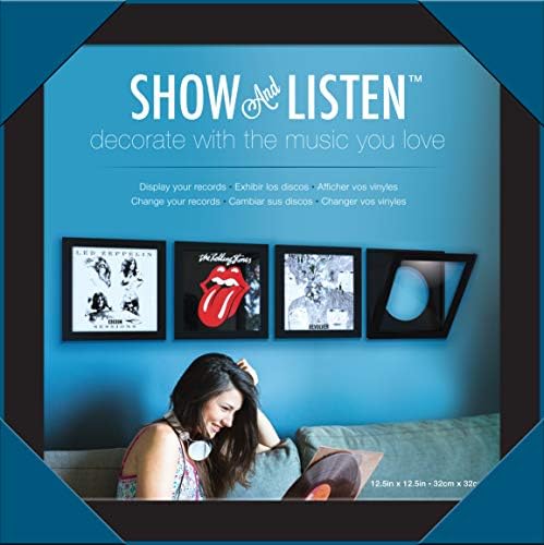 Show & Listen Vinyl Record Álbum LP Frame, Single, Black