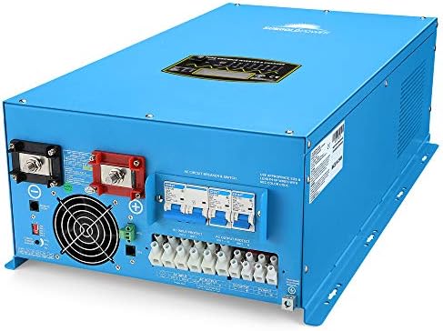 SungoldPower 15000W Peak 45000W Fase dividida Pura onda senoidal inversor e renovação 100a 12V/24V/36V/48V DC Entrada MPPT