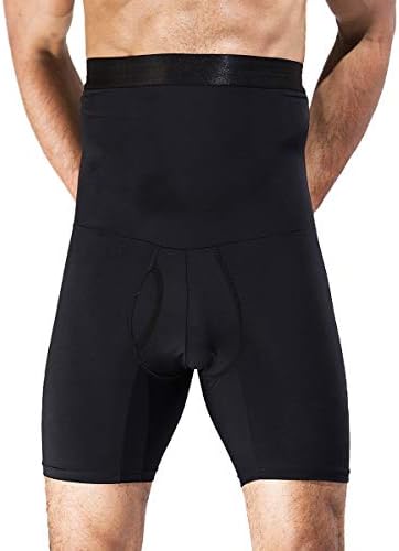 Quafort Men Tummy Control Shorts de cintura alta Shapewear Shaper Shaper Leg Lowears Briefs