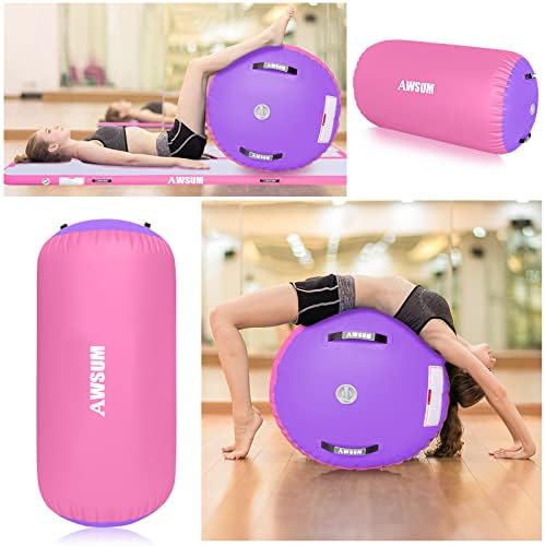 Awsum Gymnastics Roller de ar Tabling Barrel Back Somersault Backbend Trainer para ginástica Equipamento inflável de