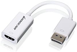 Iogear 4-Port HDMI e DisplayPort Kit KVMP com hub USB e áudio, com conjunto completo de cabos,