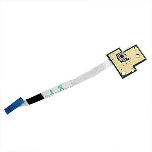 Power Switch de Zahara Placa de botão On-off com substituição de cabo para Dell Inspiron 15 3520 N5510 N5040 P81F N5050 M5040 M5050 / VOSTRO 1540 P18F 50.4IP04.204 MGE20121018