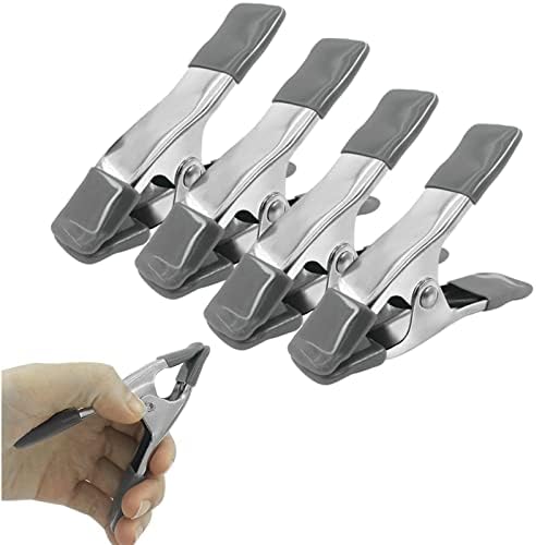 Saycker 4 -PCS Spring Clamp Heavy Duty Meton Spring Glamp - Abertura da mandíbula para trabalho de madeira, DIY, Fundamentos