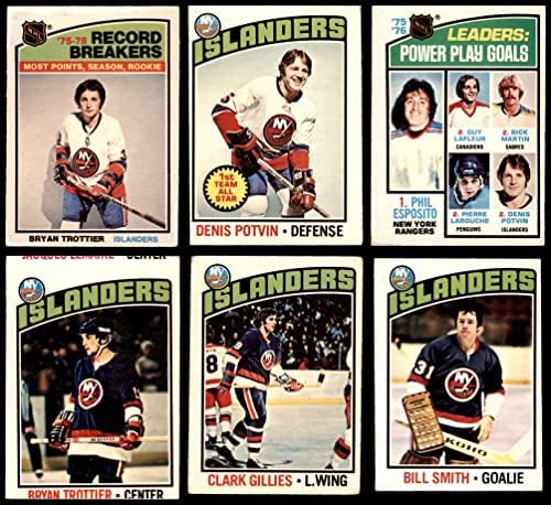 1976-77 O-Pee-Chee New York Islanders, perto da equipe, estabeleceu o New York Islanders VG+ Islanders