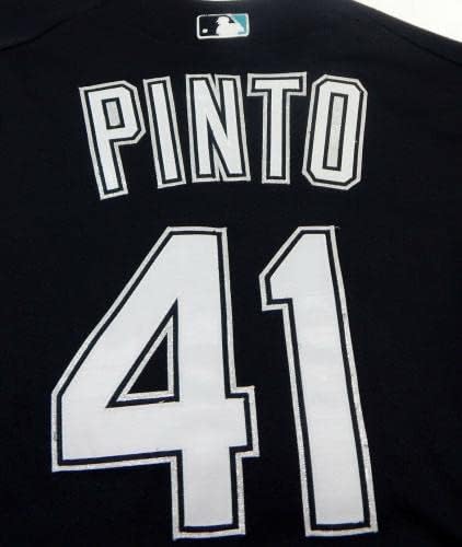 2003-06 Florida Marlins Pinto 41 Game usou Black Jersey BP ST XL 133 - Jogo usou camisas MLB