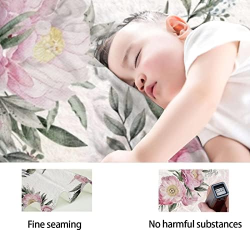 Cobertores de bebê personalizados com nome FLOR FLOR Cobertão de bebê personalizado para bebês e meninas adequadas para crianças