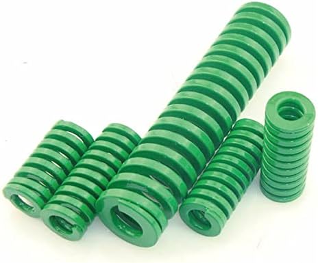 As molas de compressão são adequadas para a maioria dos reparos i 1 pedaço de diâmetro externo de molde de função de função verde de serviço verde 16/18/20 mm de estampagem espiral de compressão de mola de mola de mola de 8/9/10 mm de comprimento 20-300 mm