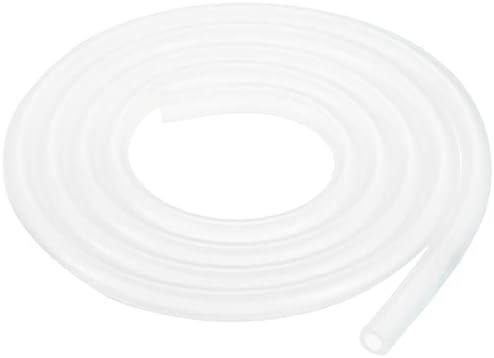 DMIOTECH 0,8mm ID 4mm OD 5 pés Tubos de silicone transparentes, mangueira industrial de silicone, para bomba de ar de água