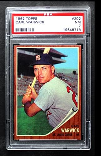 1962 Topps 202 Carl Warwick St. Louis Cardinals PSA PSA 7.00 Cardinals