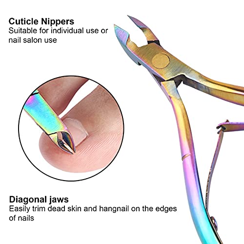 Clippers de unhas de aço inoxidável, cortadores de unhas dos pés, cortadores de unhas, cortadores de unhas dos pés de pedicure Clippers com design de alça simplificado para unhas dos pés encravados ou remoção de pele morta