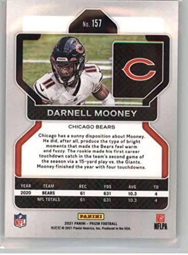 2021 Panini Prizm 157 Darnell Mooney Chicago Bears NFL Football Trading Card