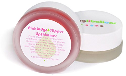 LIBAÇÕES VIVAS - Organic/Wildcrafted Pink Lady's Slipper Lip Shimmer