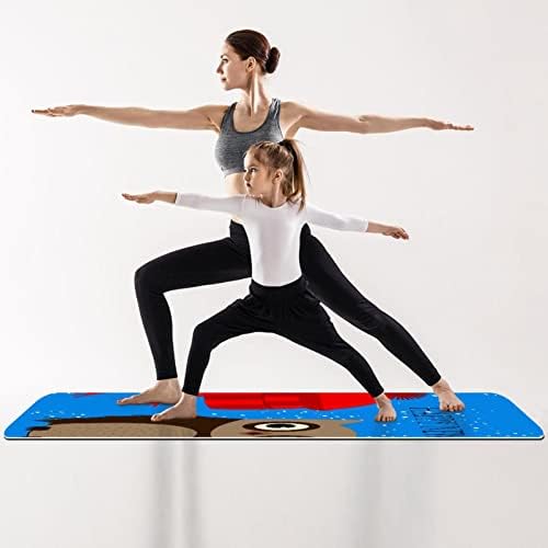 Yoga Mat, tapetes de ioga para treino doméstico, tapete de exercícios, tapetes de exercícios, pilates tapete, corujas