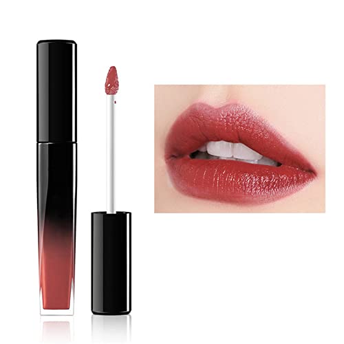Hot Lip Gloss Coloring 6 Cores Cores de veludo opcional Mattes Lip Lip Hidration Fácil de colorir Lip Lip Gloss Longo Longo Lipstick 9ml Gloss Lips