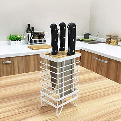 Cujux Metal Aço Faca Blocante de Kitchen Kitchen Storage Stand Without Knives 8-Slot