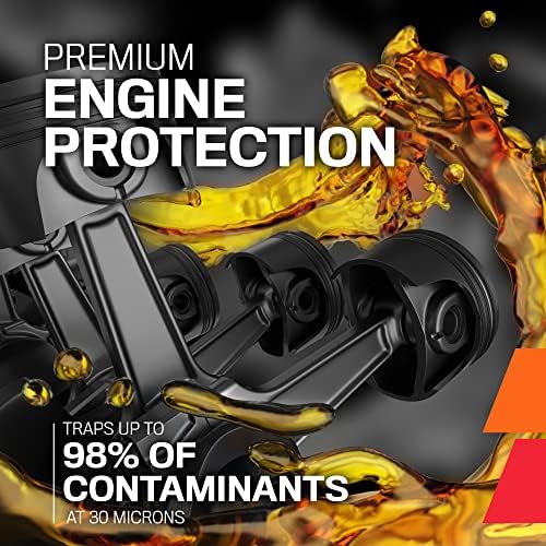 Filtro de óleo premium de K&N: protege seu motor: compatível com modelos de veículos selecionados Ford/Lincoln/Toyota/Volkswagen, HP-1002