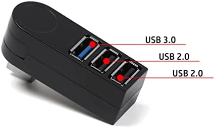 Txy universal mini rotativo 1 porta USB 3.0, 2 porta USB 2.0 Hub de alta velocidade Transferência de dados Adaptador de caixa de divisões Usb para laptop para PC