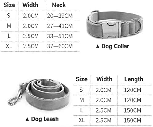 Wzhsdkl Pink Velvet Dog Collar and Leash Set for Small Dog Personalizado Cola de cachorro feminina com estrelas de ouro de ouro
