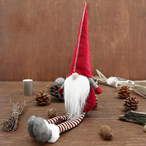 Gnomos de Natal do FVEC | 3 PCs Elfos suecos gnomos luxuosas santa tomte tomte sentado chrismas decoratation fatuetas escandinavas