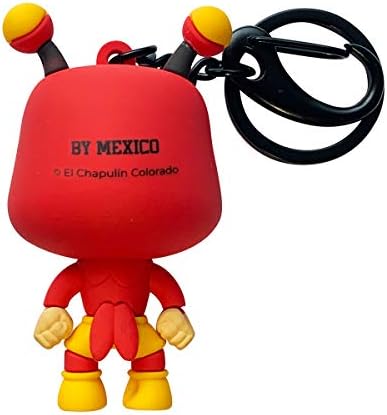 PELO MEXICO MEXICAN MEXICAN TV CARACTER 3D KECHANCHAIN, Designs coloridos flexíveis