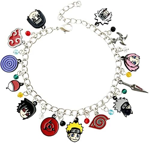 Tklpp Naru charme pulseira de zinco liga de anime Cartoon Bracelet Gifts for Woman Girl